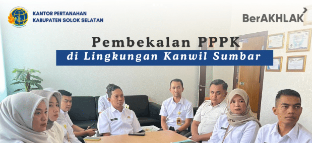 zoom meeting pembekalan pppk bpn sumbar kantah solok selatan