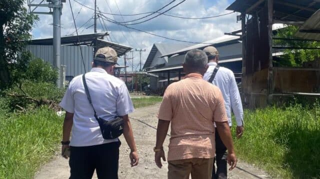 Kantor Pertanahan Pasbar Tinjau Lokasi Permohonan PKKPR